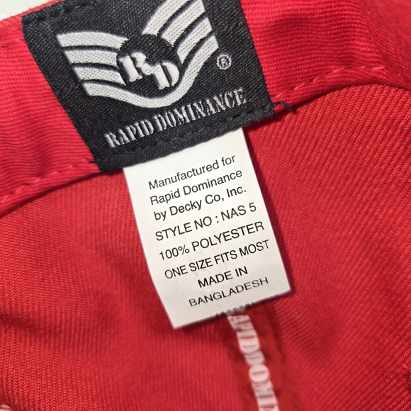 NASA Red Baseball Cap - Picture 2 of 7